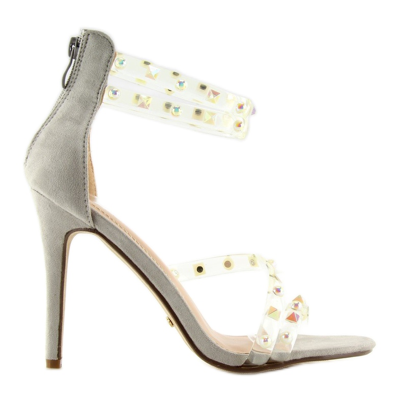 Sandálias com tiras de silicone NF-25P Cinza Sandálias com tiras de silicone NF-25P Cinza