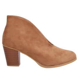 Botas provisórias com fenda camelo NS128P Camel marrom