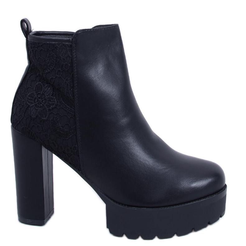 Botas plataforma pretas RB41P pretas preto Botas plataforma pretas RB41P pretas preto