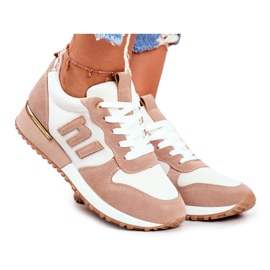 Calçados esportivos femininos marrom dourado Maddie Elements castanho