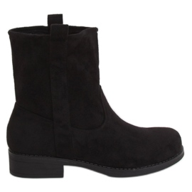 Botas femininas de camurça preta ST-18P pretas preto