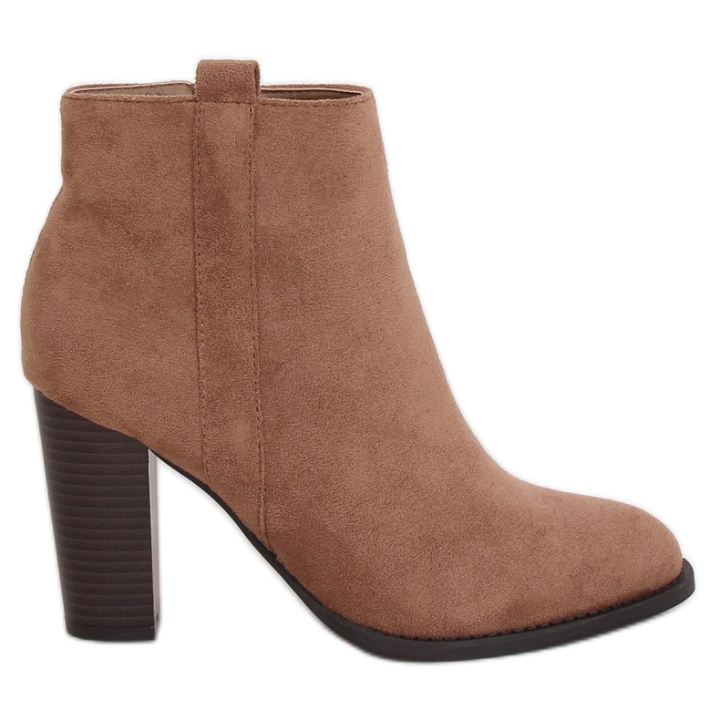 Salto alto bege clássico UK09P Beige castanho