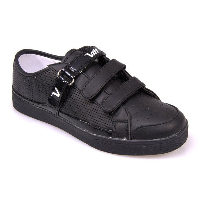 Tênis com velcro F-1-02 preto