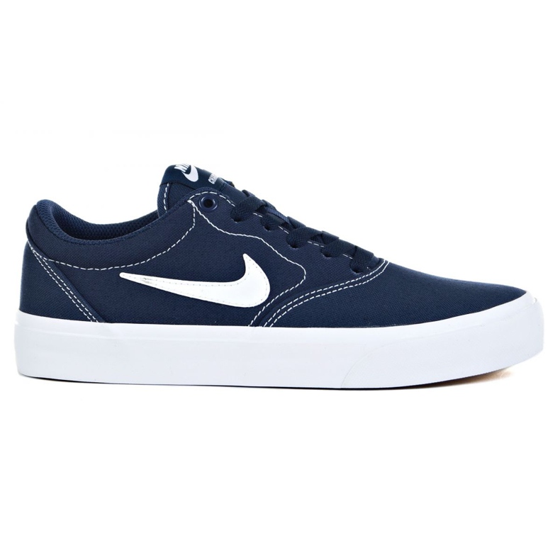 Tênis Nike Sb Charge Cnvs Jr CQ0260-400 azul marinho cinza