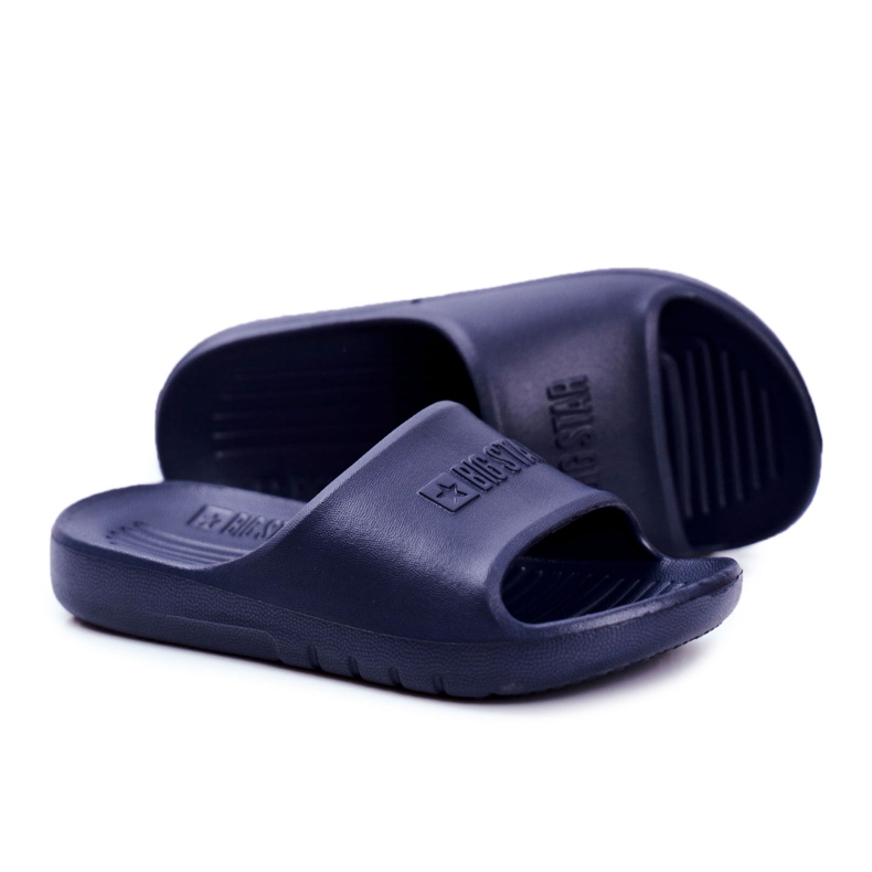 Big Star Chinelos Infantis Juventude Estrela Grande Azul Marinho GG374810