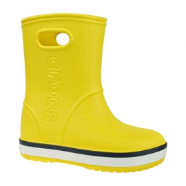 Crocs Crocband Rain Boot Kids 205827-734 vermelho amarelo