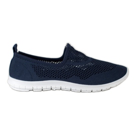 Bona Slipons Openwork azul