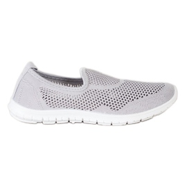 Bona Slipons Openwork cinza Bona Slipons Openwork cinza