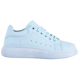 SHELOVET Tênis azuis na plataforma azul