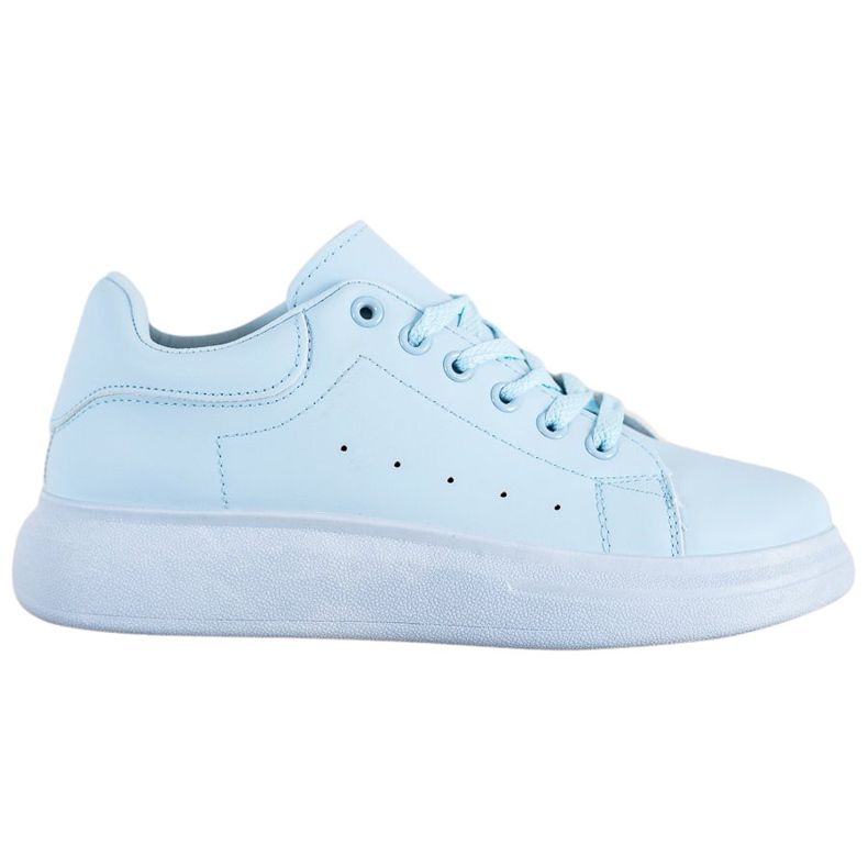 SHELOVET Tênis azuis na plataforma azul