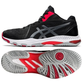 Asics Netburner Ballistic Ff Mt 2 M 1051A042-001 tênis de vôlei preto preto