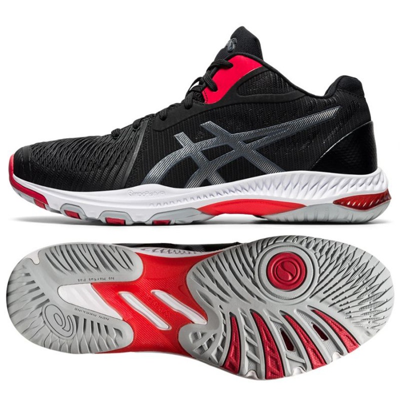 Asics Netburner Ballistic Ff Mt 2 M 1051A042-001 tênis de vôlei preto preto