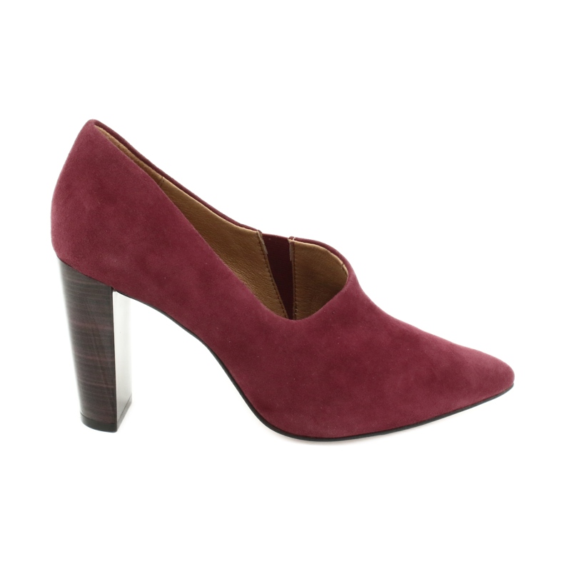 Caprice Sapatos/vinho femininos da Borgonha feminina 24402 vermelho
