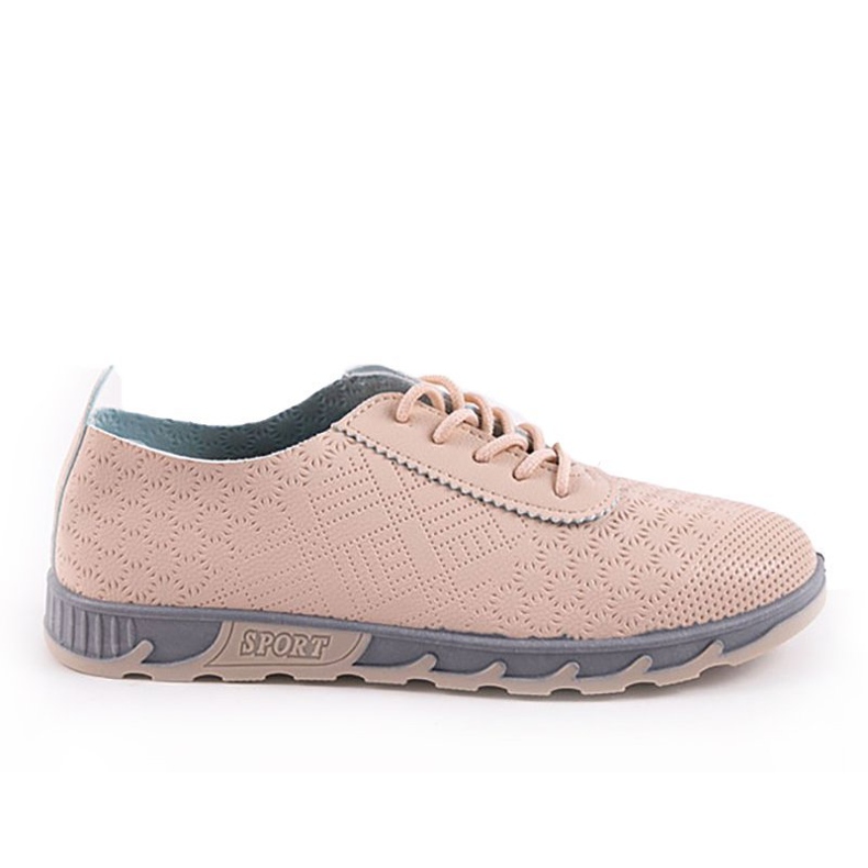 Tênis JH8685-2 bege castanho