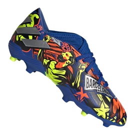 Chuteiras Adidas Nemeziz Messi 19.3 Fg Jr EH0599 multicolorido multicolorido