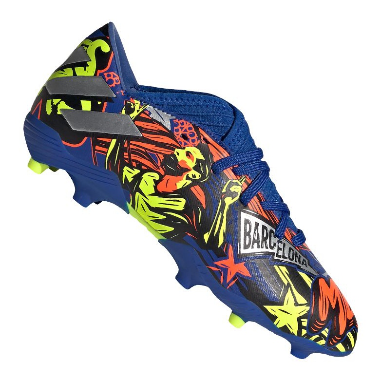 Chuteiras Adidas Nemeziz Messi 19.3 Fg Jr EH0599 multicolorido multicolorido