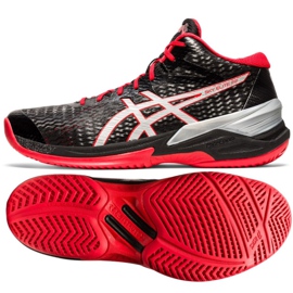 Tênis de voleibol Asics Sky Elite Ff Mt M 1051A032-003 multicolorido preto Tênis de voleibol Asics Sky Elite Ff Mt M 1051A032-003 multicolorido preto