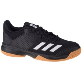 Sapatos Adidas Ligra 6 Jr D97704 multicolorido preto Sapatos Adidas Ligra 6 Jr D97704 multicolorido preto