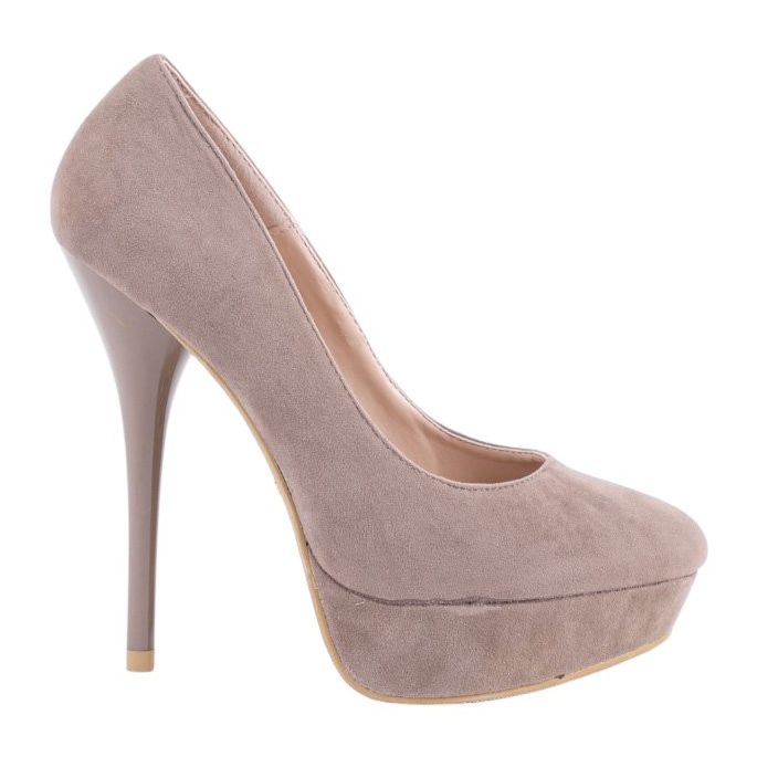 Salto alto camurça cáqui S3477-4 multicolorido verde