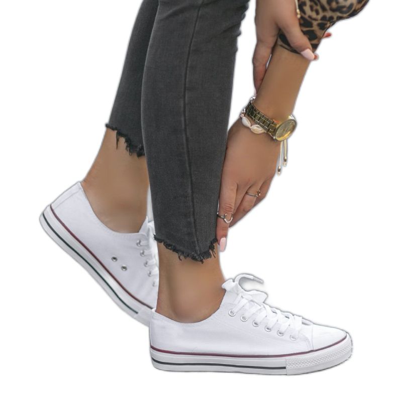 Tênis branco clássico feminino TH68-1
