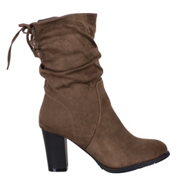 J. Star Botas altas marrons marrom