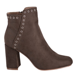 Evento Botas elegantes marrom