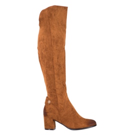Botas altas VINCEZA marrom