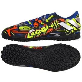 Chuteiras Adidas Nemeziz Messi 19.4 Tf Jr EH0602 azul marinho, multicolorido multicolorido