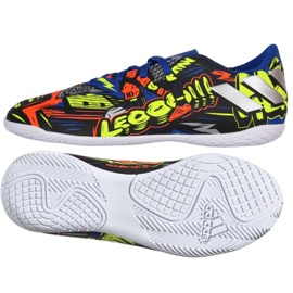 Sapatos de interior adidas Nemeziz Messi 19.4 In Jr EH0601 azul marinho, multicolorido multicolorido