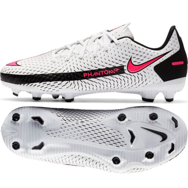 Chuteiras Nike Phantom Gt Academy FG / MG Jr CK8476-160 multicolorido branco