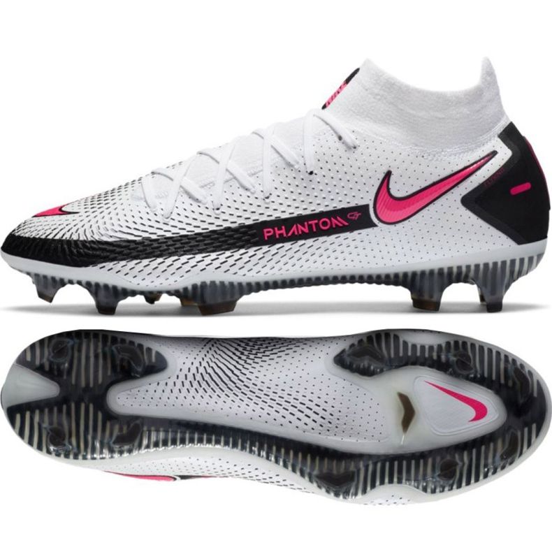 Chuteiras Nike Phantom Gt Elite Df Fg M CW6589-160 multicolorido branco Chuteiras Nike Phantom Gt Elite Df Fg M CW6589-160 multicolorido branco