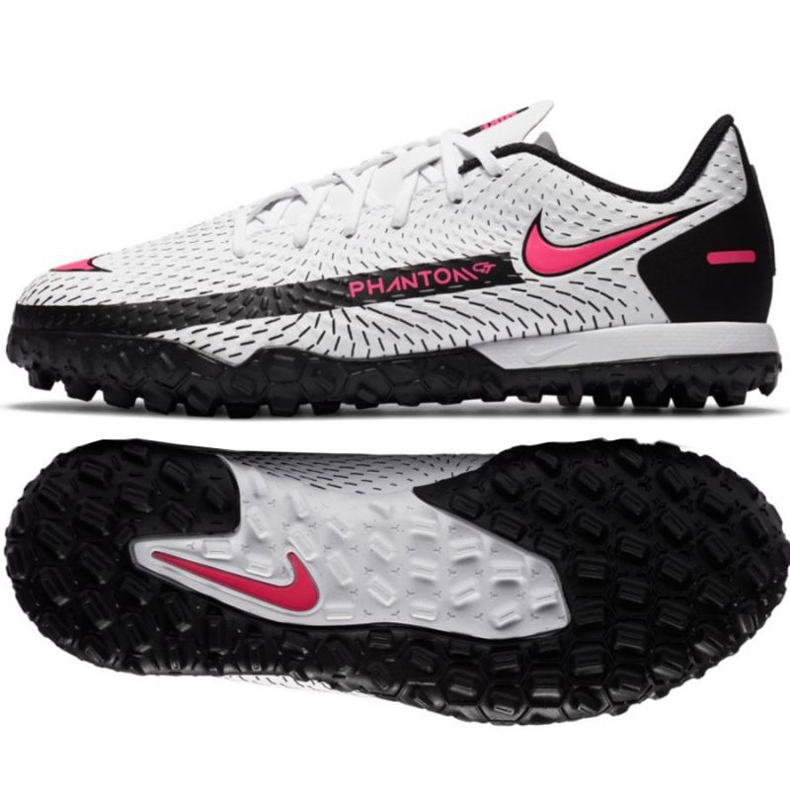 Chuteira Nike Phantom Gt Academy Tf Jr CK8484-160 multicolorido branco