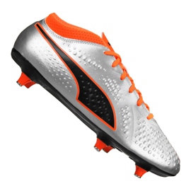 Chuteiras Puma One 4 Syn Sg M 104747-01 multicolorido prata Chuteiras Puma One 4 Syn Sg M 104747-01 multicolorido prata