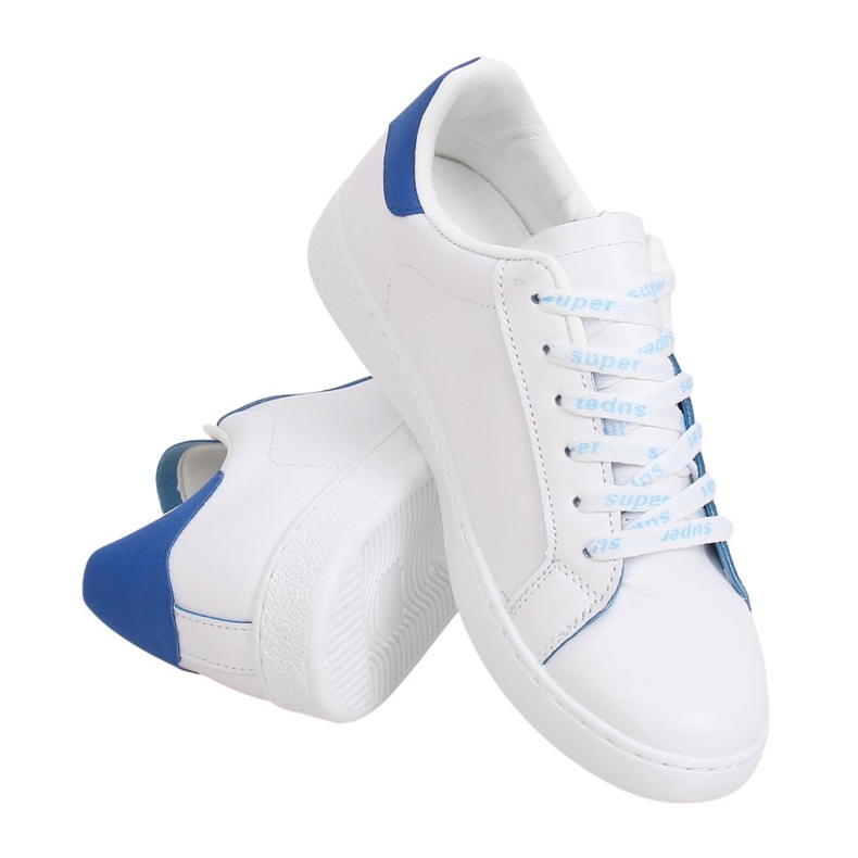 Tênis feminino branco 5G-2 Blue azul