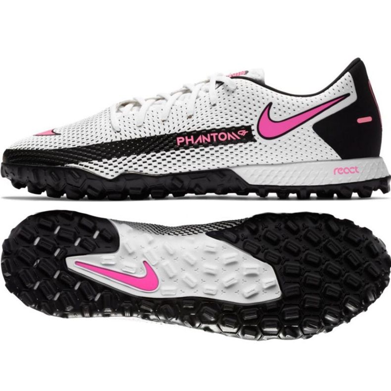 Chuteira Nike React Phantom Gt Pro M CK8468-160 multicolorido branco