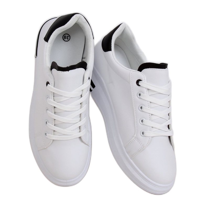 Tênis feminino branco LG20 BRANCO / PRETO