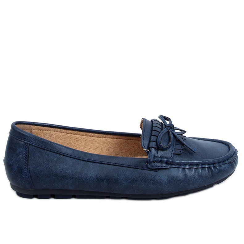 Mocassins azul marinho feminino 9F182 Navy