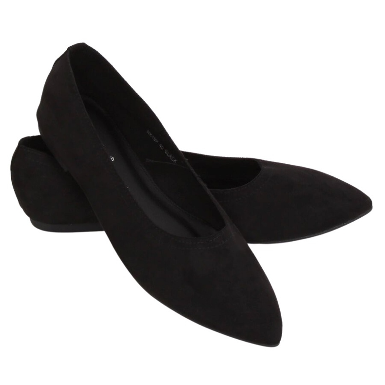 Bailarinas femininas negras NK19P Black Ii Quality preto