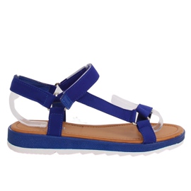Sandálias azul marinho feminino WS9027 DK.BLUE Ii Quality azul-marinho