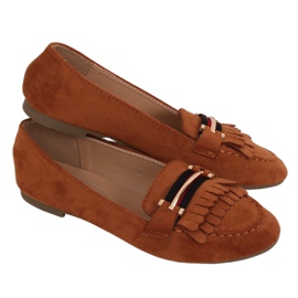 Mocassins camelo feminino 88-381 Camel castanho