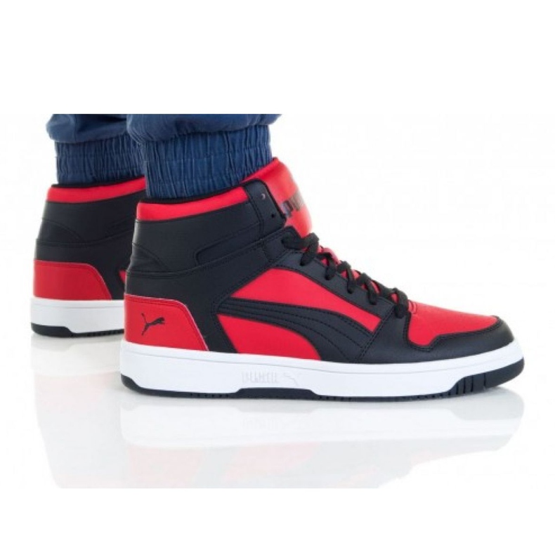 Puma Redound Layup Sl M 369573 12 preto vermelho