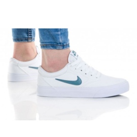 Nike Sb Charge Cnvs (GS) Jr CQ0260-100 branco rosa Nike Sb Charge Cnvs (GS) Jr CQ0260-100 branco rosa
