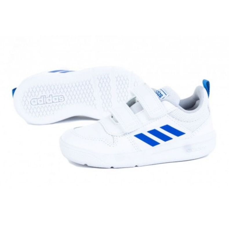 Sapatos Adidas Tensaur I Jr EF1112 branco vermelho