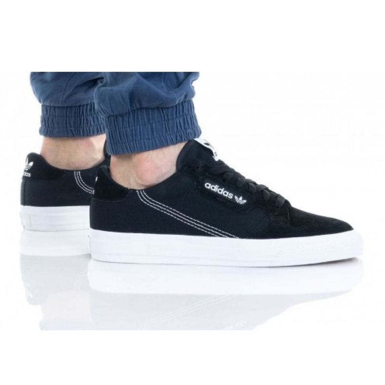 Sapatos Adidas Continental Vulc M EF3524 branco preto