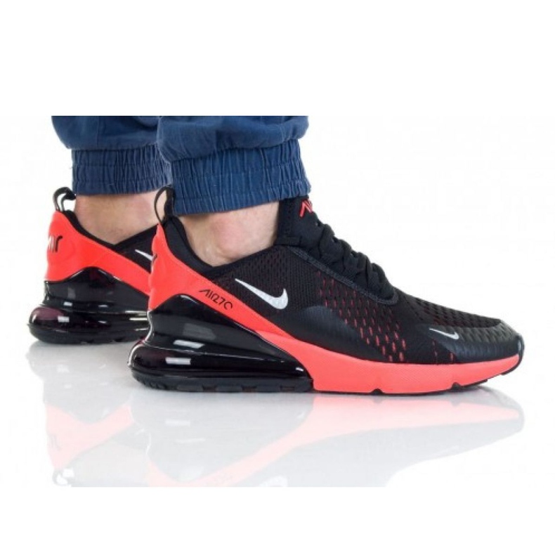 Sapato Nike Air Max 270 M AH8050-026 preto vermelho