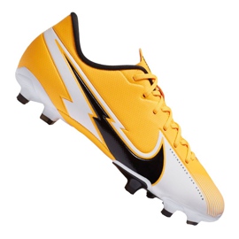 Chuteiras Nike Vapor 13 Academy Mg Jr AT8123-801 multicolorido amarelos
