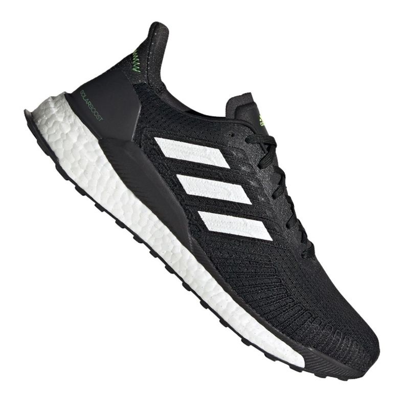 Tênis de corrida adidas Solar Boost 19 M FW7814 branco preto