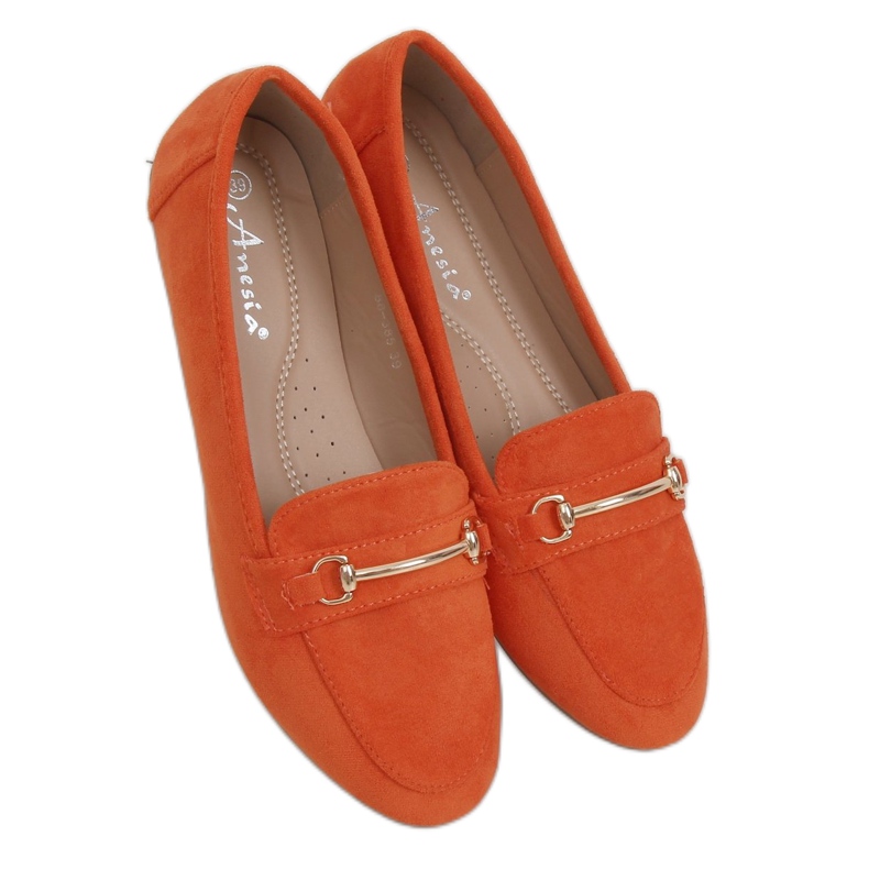 Mocassins femininos laranja 88-385 Orange
