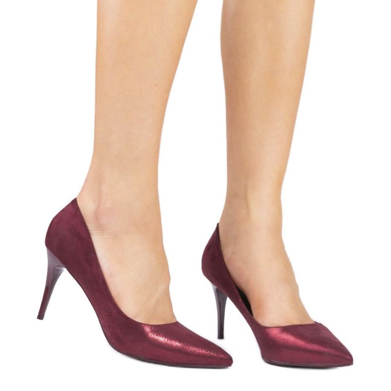 Salto de camurça eco DD50P clássico rosa vermelho