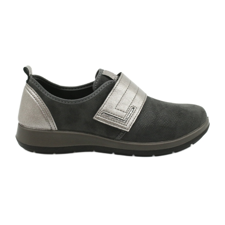 Sapatos de velcro femininos de Befado 156d003 preto cinza